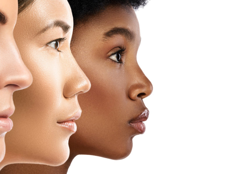 Different ethnicity women – Caucasian, African, Asian. Multi-ethnic beauty. Different ethnicity women - Caucasian, African, Asian.